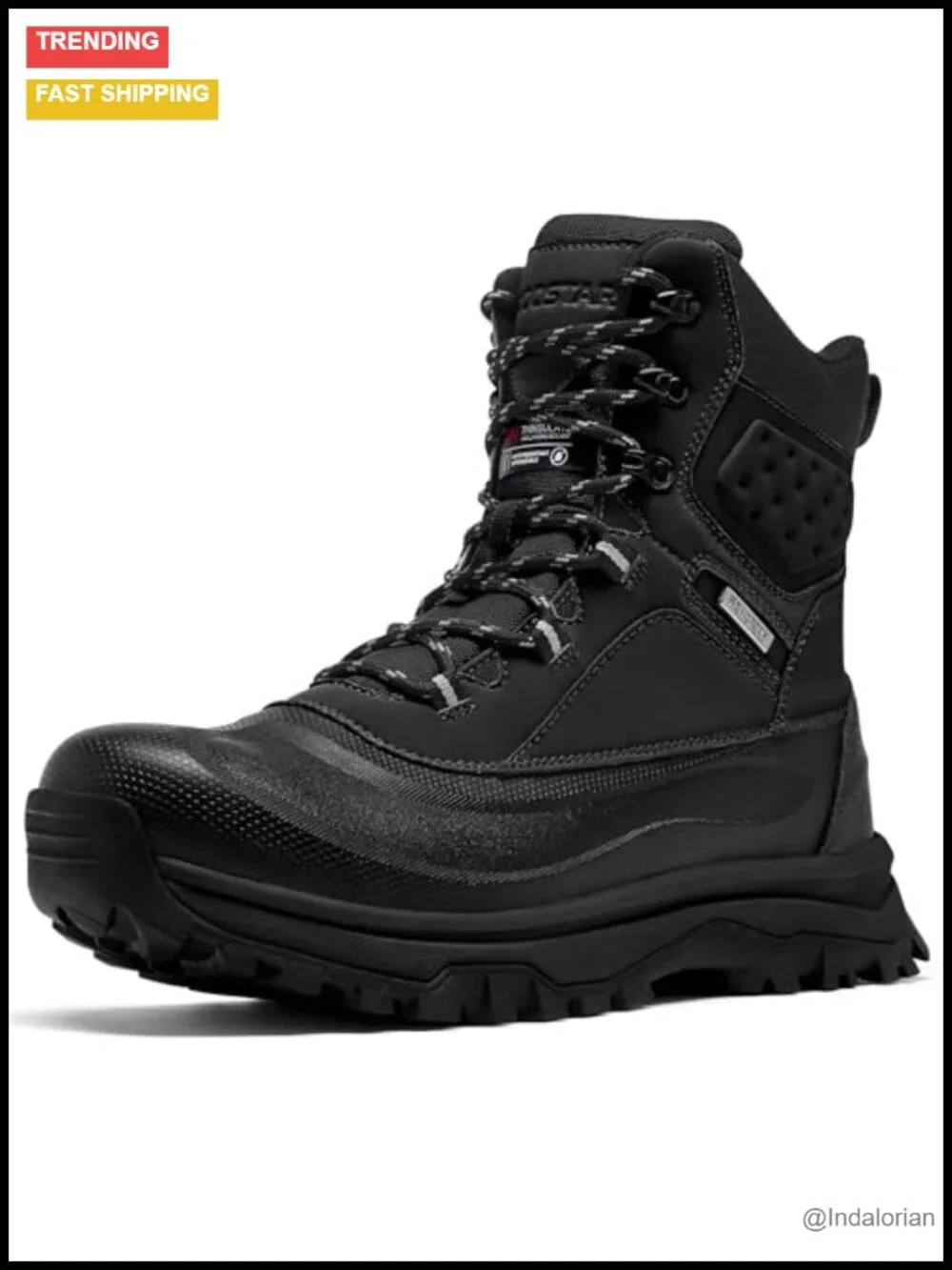 Insulated Waterproof Winter Snow Boots with Thinsulate Lining